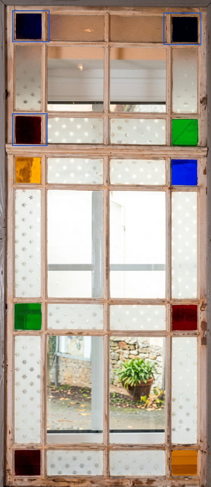 Glasmuseum Steina, Fenster aus Hotel Hubertus (Bad Sachsa)