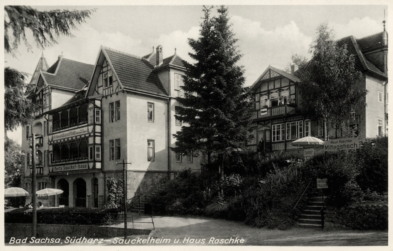1939, Sauckelheim u. Haus Raschke, Stengel 71917, ok