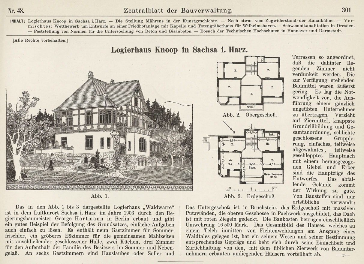 OPTIMIERT_1905, KNOOP, Zentralblatt der Bauverwaltung Nr. 48, S. 301