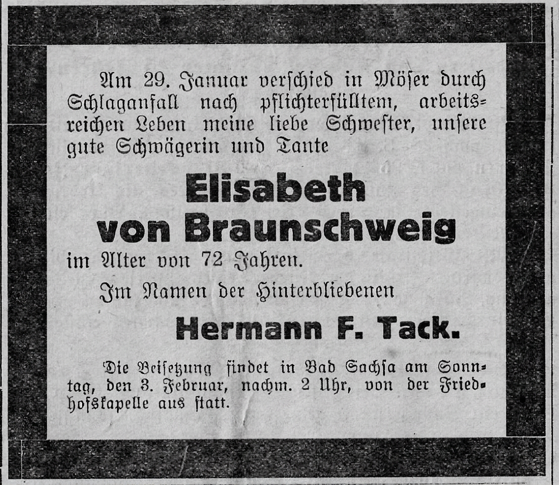 1935.02-02 BSN, von Braunschweig, Hermann F. Tack