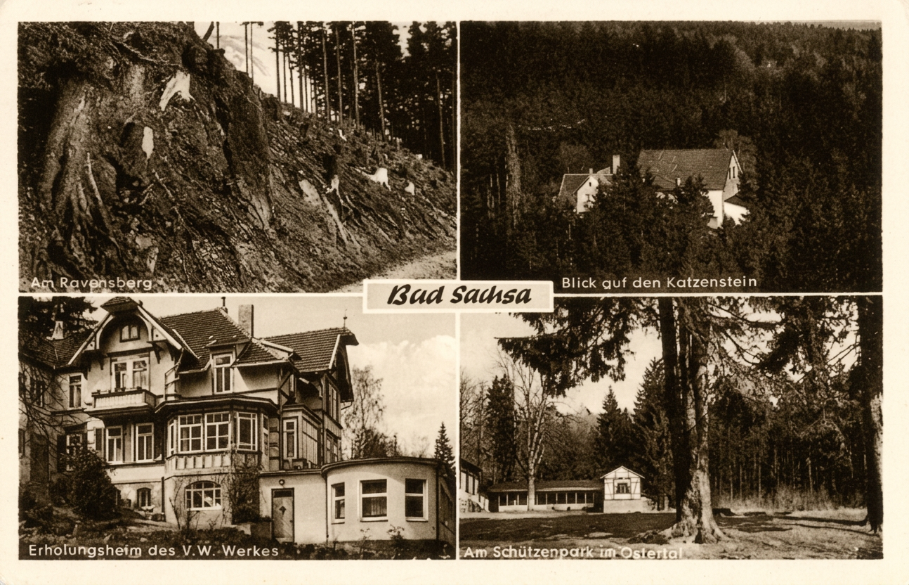 1961, Erholungsheim des V.W.-Werkes, Am Schützenplatz im Ostertal, a