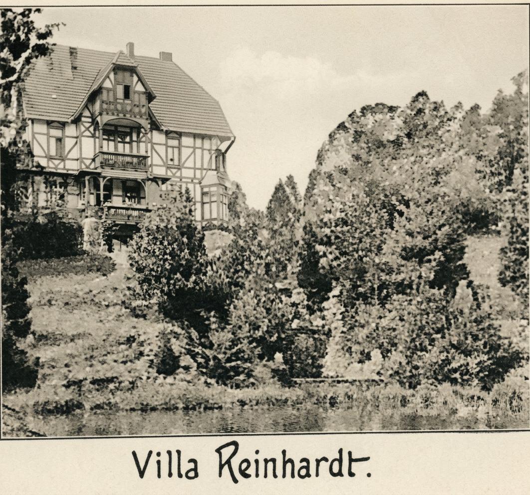 1901, AK Gruss aus Bad Sachsa, OHM, 1901 gelaufen, Villa Reinhardt