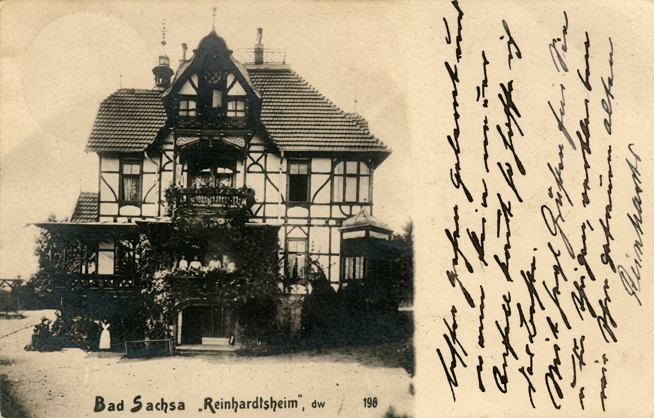 1908, AK, signiert Reinhardt