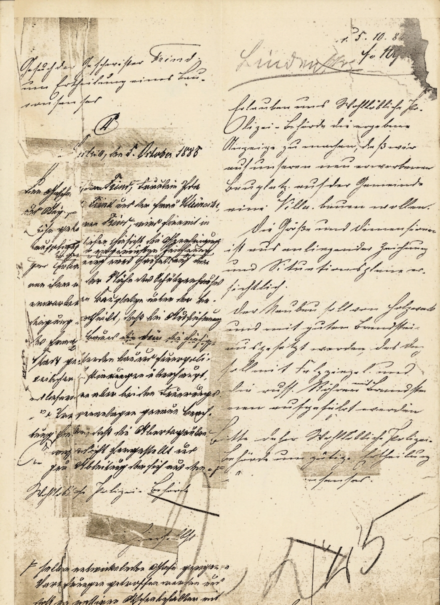 OPTIMIERT_1885-10-05, Bau einer Villa, Geschwister Frind