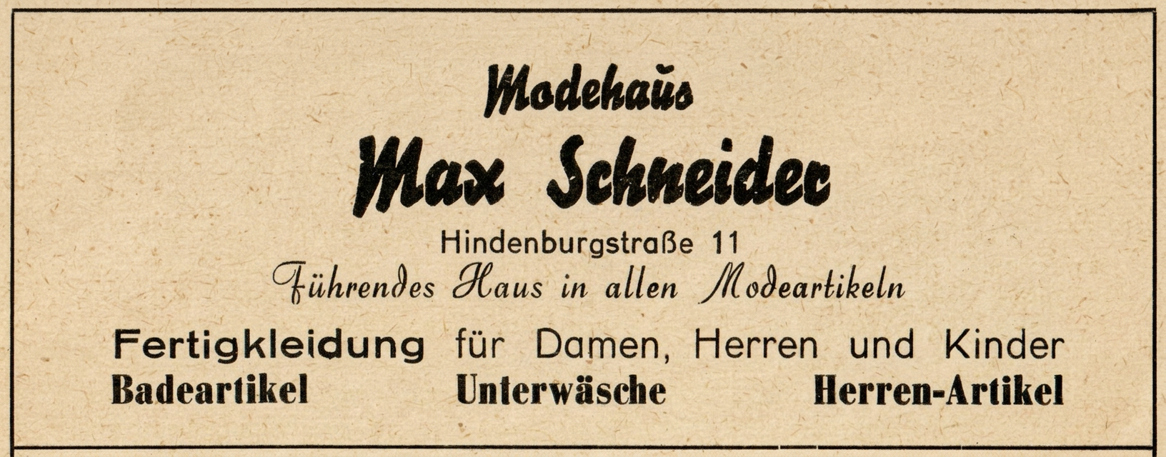 OPTIMIERT_1950er, Modehaus Max Schneider, 2019-05-18 Tom Schreiber fa