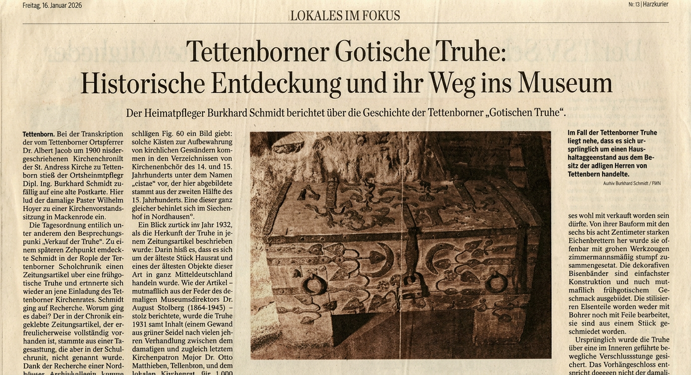 OPTIMIERT_2026-01-16, TETTENborner Truhe, Historische Entdeckung und ihr Weg ins Museum, a