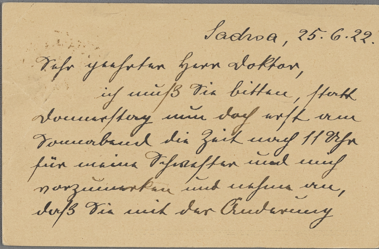OPTIMIERT_1922-06-29, Lina Herz an Hofzahnarzt Dr. Pape, b