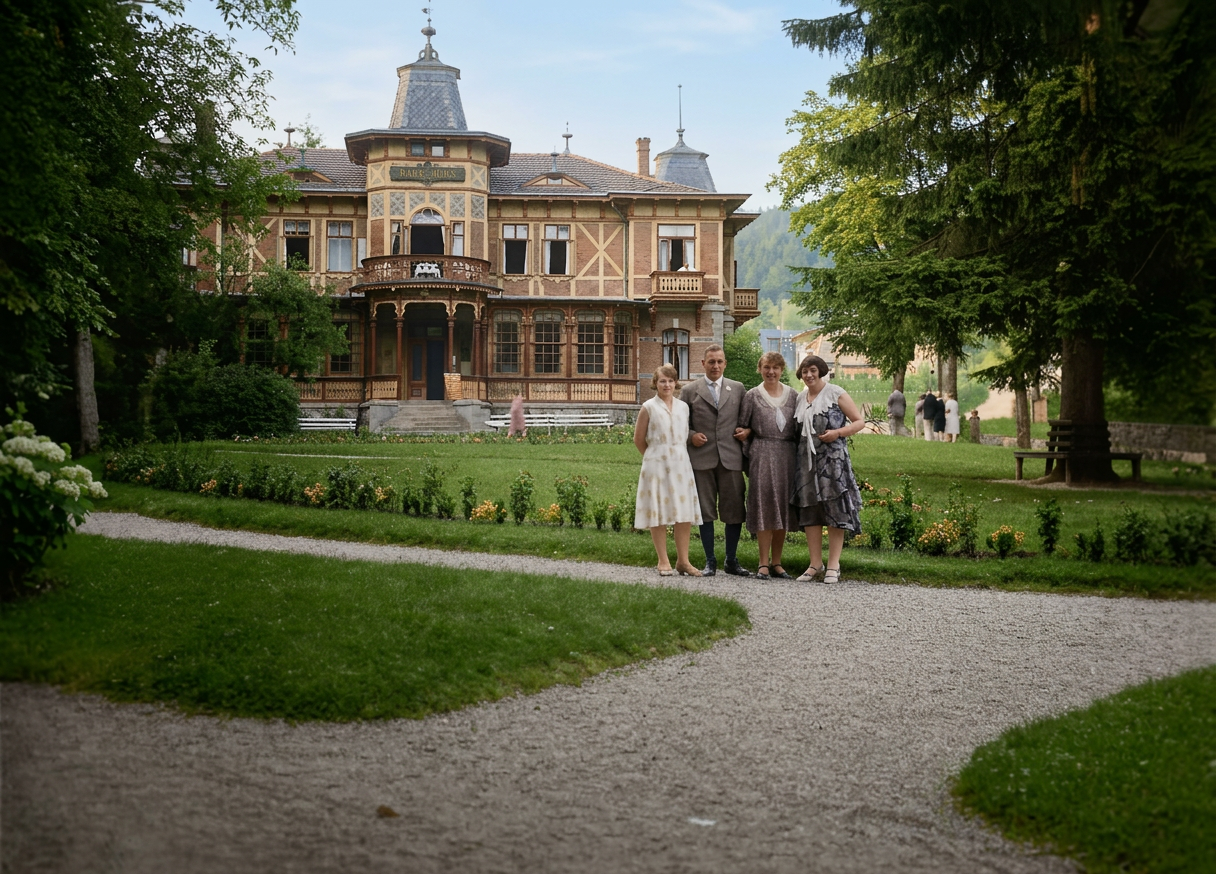 OPTIMIERT_1920er, Badehaus im Kurpark Bad Sachsa