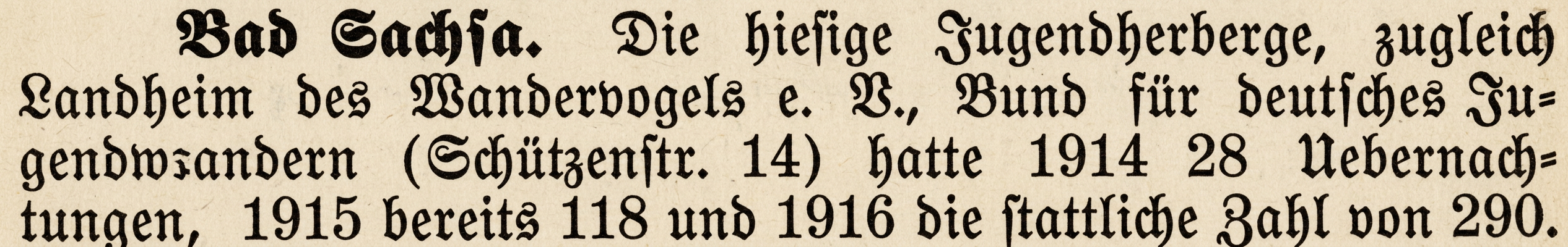 OPTIMIERT_1917-01-27 BSN, Jugendherberge, Landheim der Wandervögel, Ausschnitt