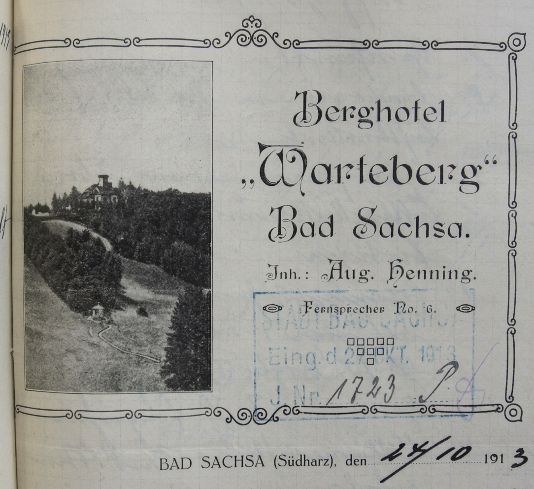 OPTIMIERT_1913. Warteberg, Hen