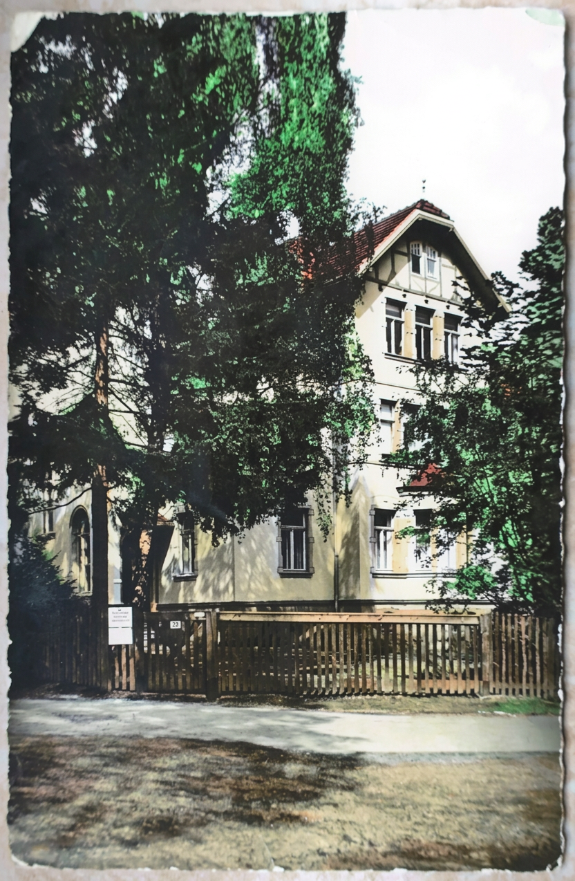 OPTIMIERT_1960 gelaufene AK, Pfaffenberg 28 HAUS IM GARTEN, HJ Liebau fa 10.3.2020