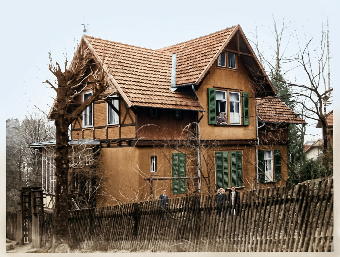 OPTIMIERT_1930 ca., Bismarckstr. 7, b, Hinteransicht, Nachlaß Otto ADAM, R. Boehm