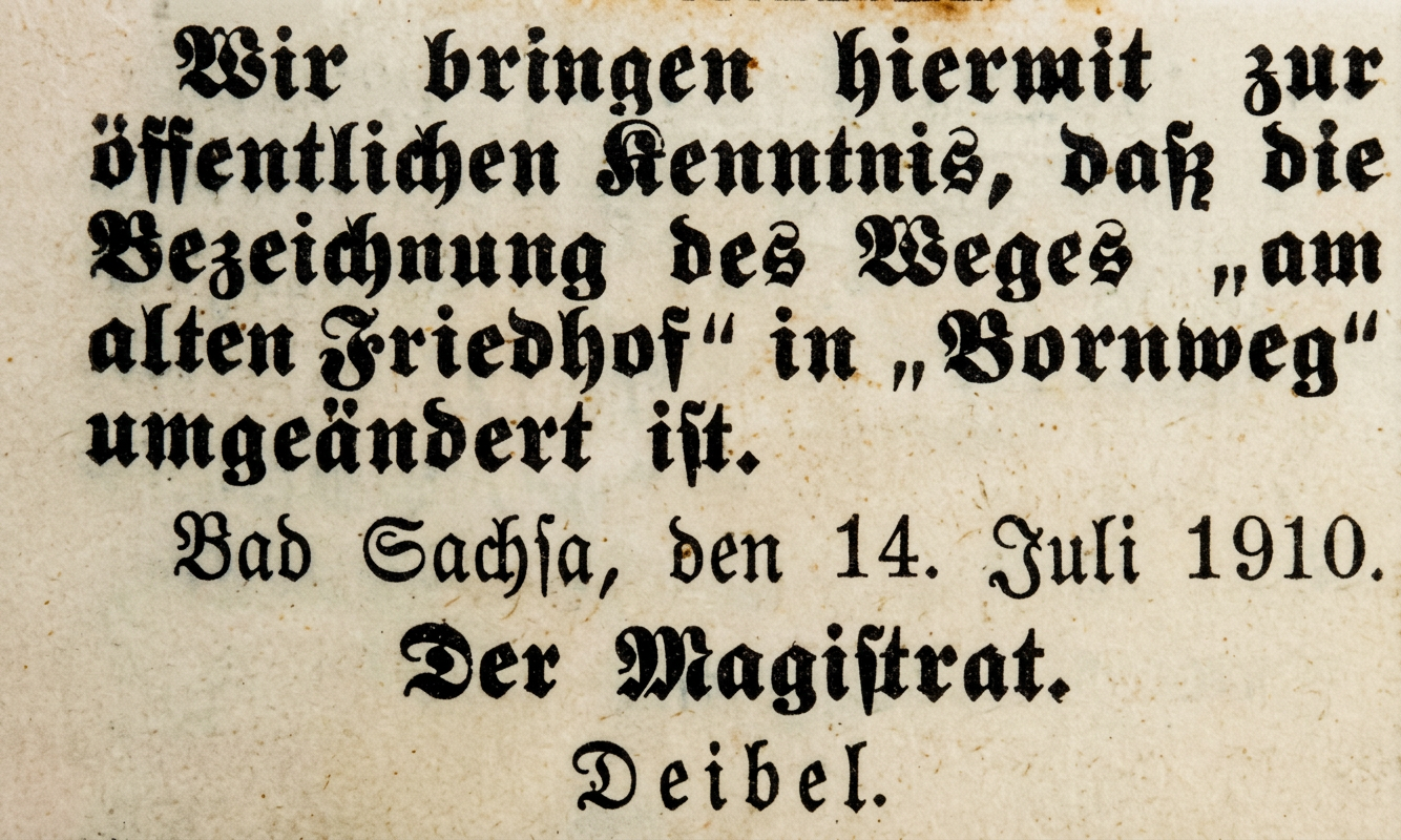 OPTIMIERT_1910, Am alten Friedhof, ist nun BORNWEG - Kopie-1